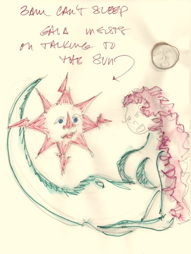 W14 5 15 Gaia Goddess Moon Sketch