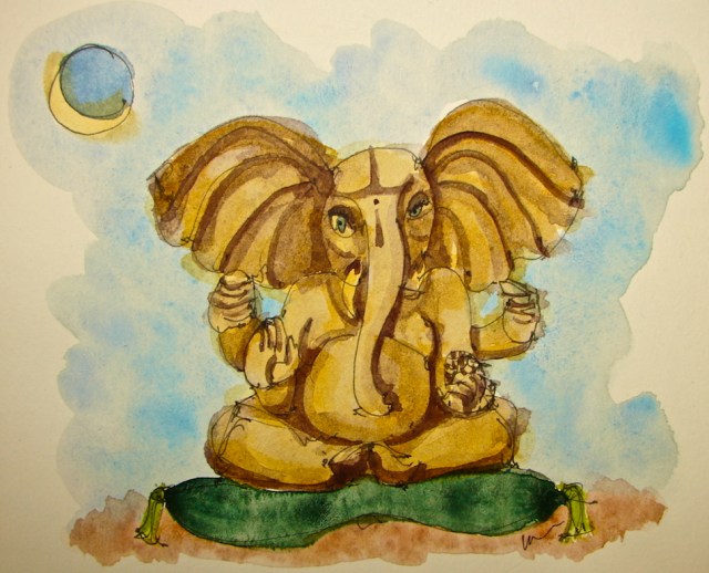 W15 3 19 GANESHA RESIN