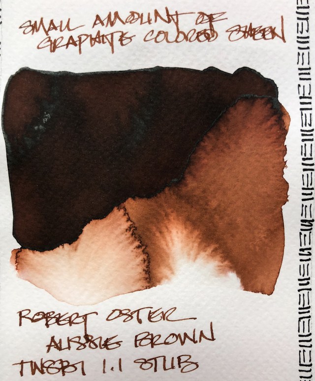 Aussie Ink Inky Thots: Robert Oster Aussie Brown | D.Katie Powell Art